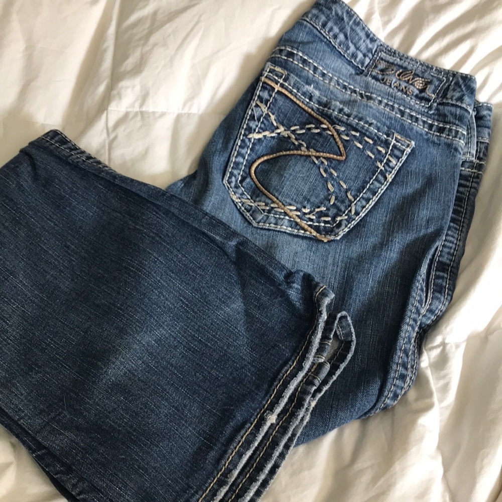 Silver jeans